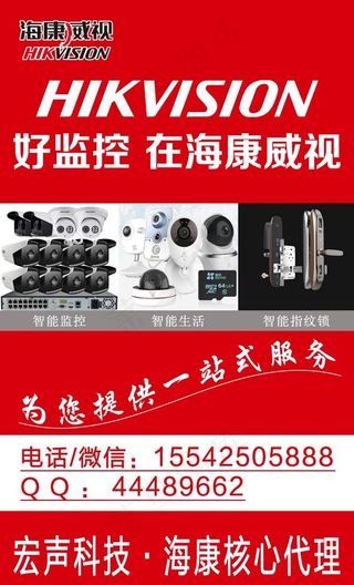 海康威视展板图片