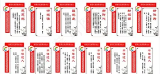 党群服务中心 党建异形标语牌图片
