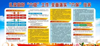 扎实做好六稳工作图片