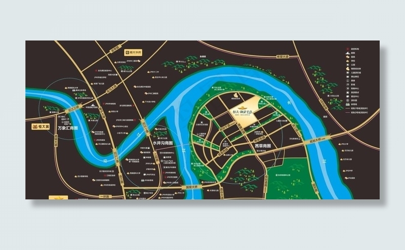 地产区位图图片