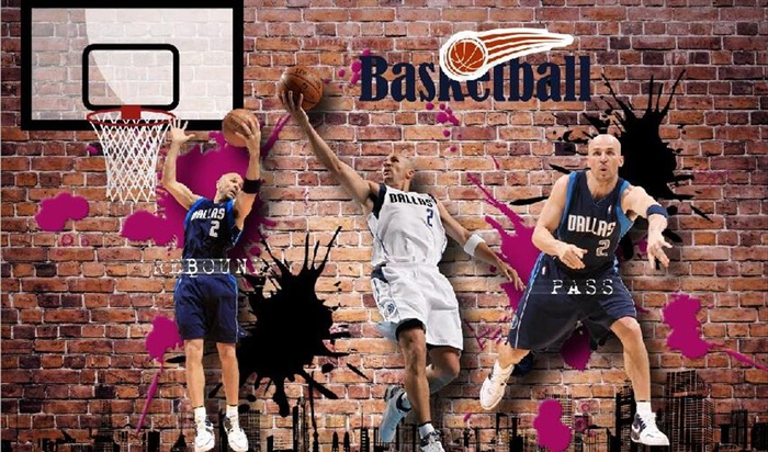 复古怀旧NBA篮球篮球馆背景墙图片(9071X5669(DPI:72))psd模版下载