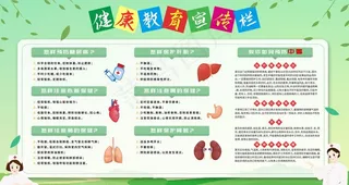 健康教育宣传栏图片