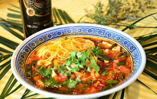 钢丝面饸饹图片