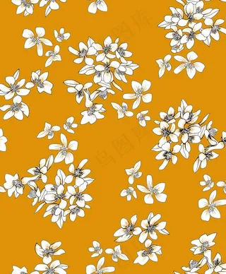 服装印花型小碎花设计图片