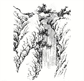 瀑布图片