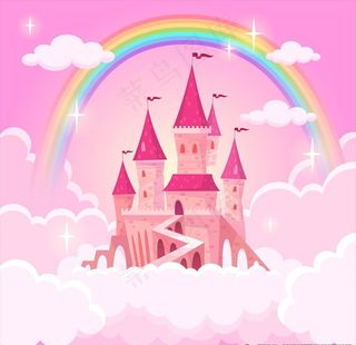 卡通城堡图片