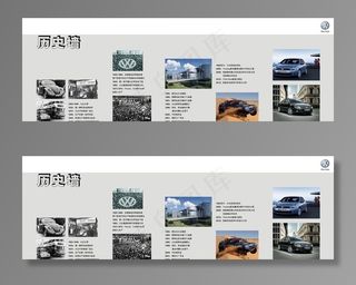 汽车发展史海报图片