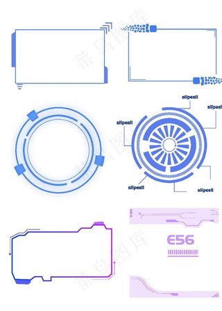 科技边框图片