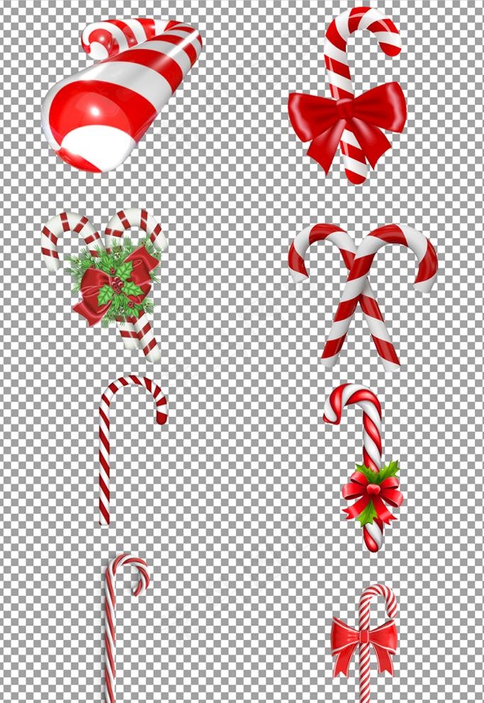 圣诞节棒棒糖拐杖糖图片