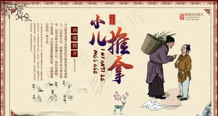 小儿推拿图片(4724X2657(DPI:150))psd模版下载