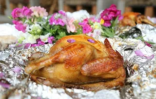 海南土窑鸡美食图片