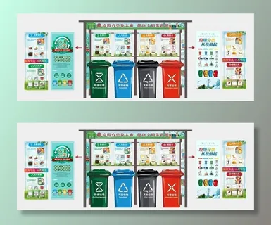 垃圾分类站图片