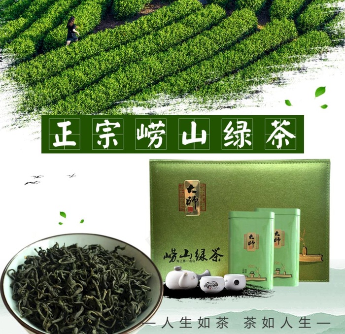 绿茶图片psd模版下载