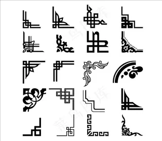 传统角纹样图片