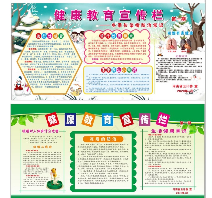 健康教育宣传栏图片