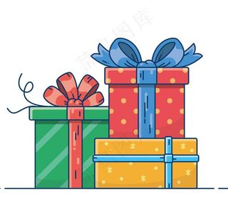 卡通礼物盒图片