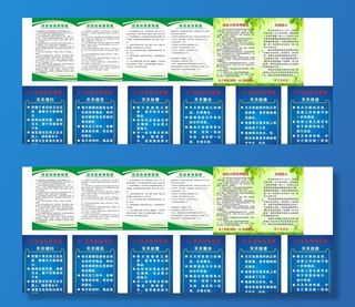 餐饮厨房管理规章制度展板图片