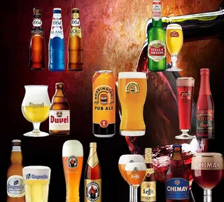 进口啤酒图片