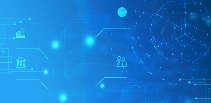 蓝色科技背景图片