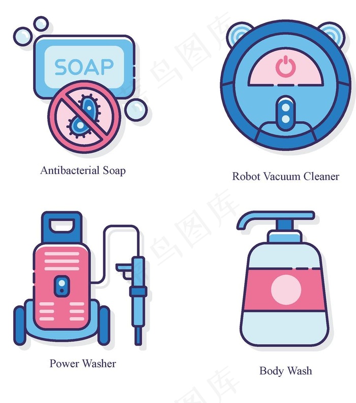 卫生护理图标图片