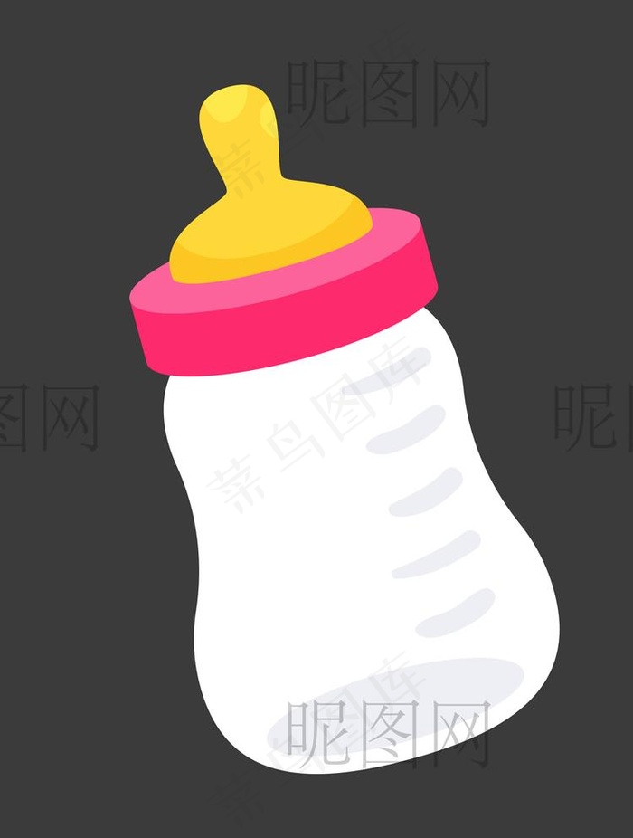 奶瓶图片ai矢量模版下载