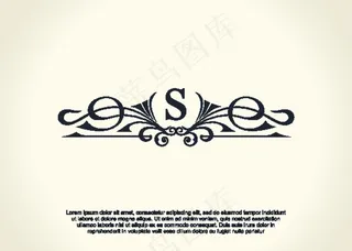 欧式花纹 标签 欧式边框 徽章图片