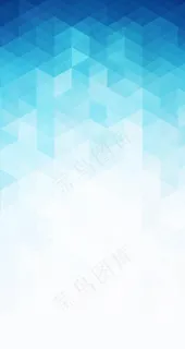蓝色渐变格子H5背景素材图片