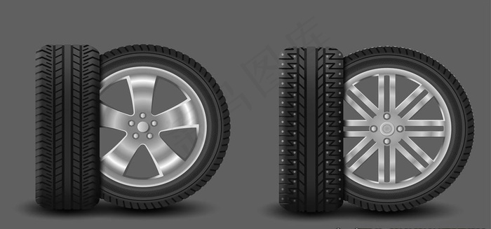 轮胎素材图片