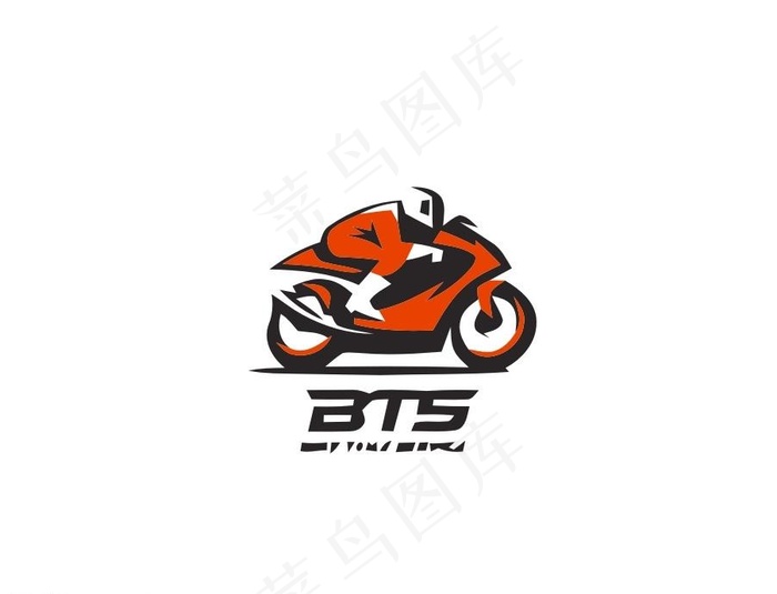 摩托车logo图片ai矢量模版下载