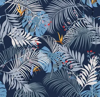 植物无缝印花图案图片