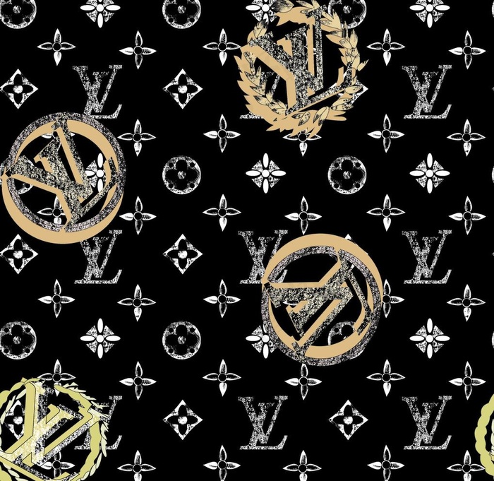LV数码印花图案图片