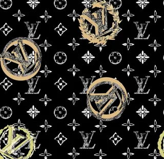 LV数码印花图案图片