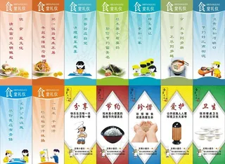 学校食堂标语图片