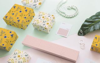 珠宝首饰包装盒样机图片