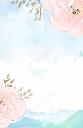 夏日清新背景图图片