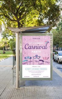 街道海报样机图片