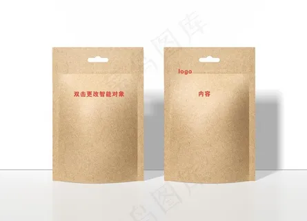 牛皮纸袋样机图片