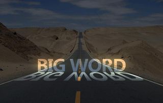 公路发光立体字图片