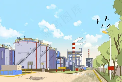 化工厂漫画图片 化工厂漫画图片