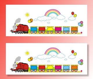 幼儿园 雕刻 小火车 矢量图片