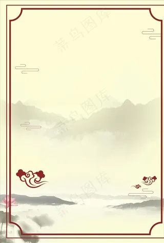 复古养生背景素材图片