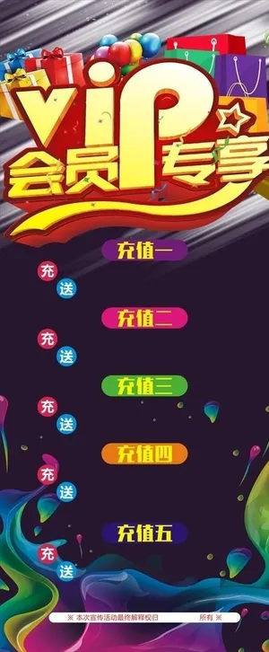 VIP会员专享展架图片