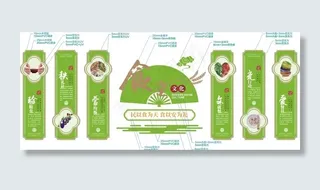 食堂文化墙图片