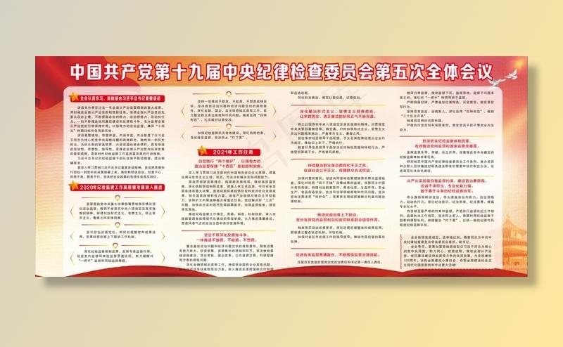 五次全会图片(2400X1200)cdr矢量模版下载