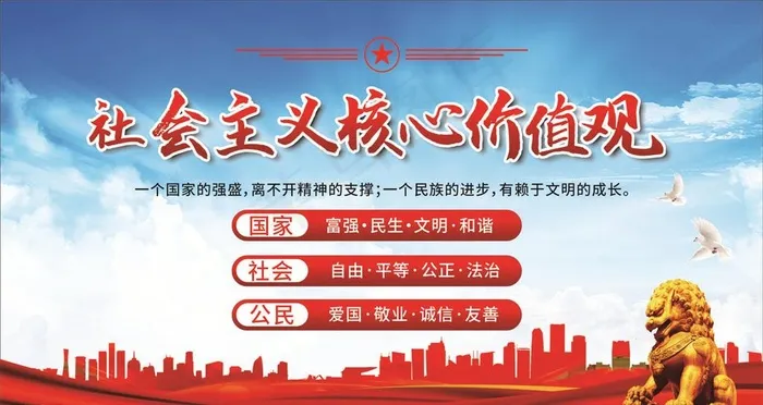 *核心价值观图片cdr矢量模版下载