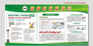 学校健康教育宣传栏图片