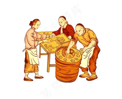 馅饼人物卡通图图片