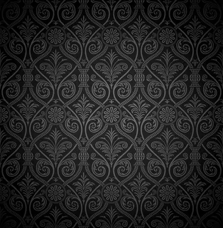欧式黑色背景暗纹图片