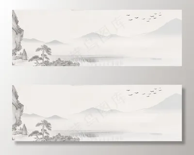 山水墨画图片