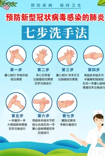疫情洗手法图片
